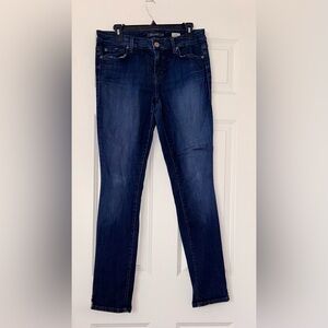 Level 99 Lily Blue Skinny Straight Jeans with Classic Style